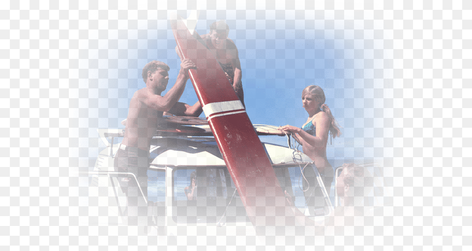 A Photograph Of A Group Of Young People Lifitng A Surfboard, Outdoors, Person, Sea, Nature Free Transparent Png