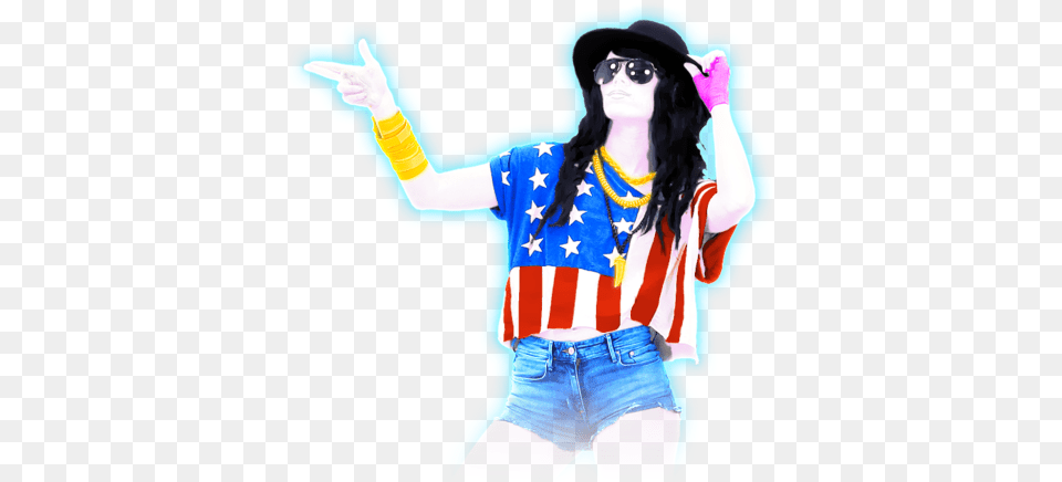 A Picture Of A Just Dance Character Just Dance Timber Dancers, Adult, Person, Woman, Female Png Image