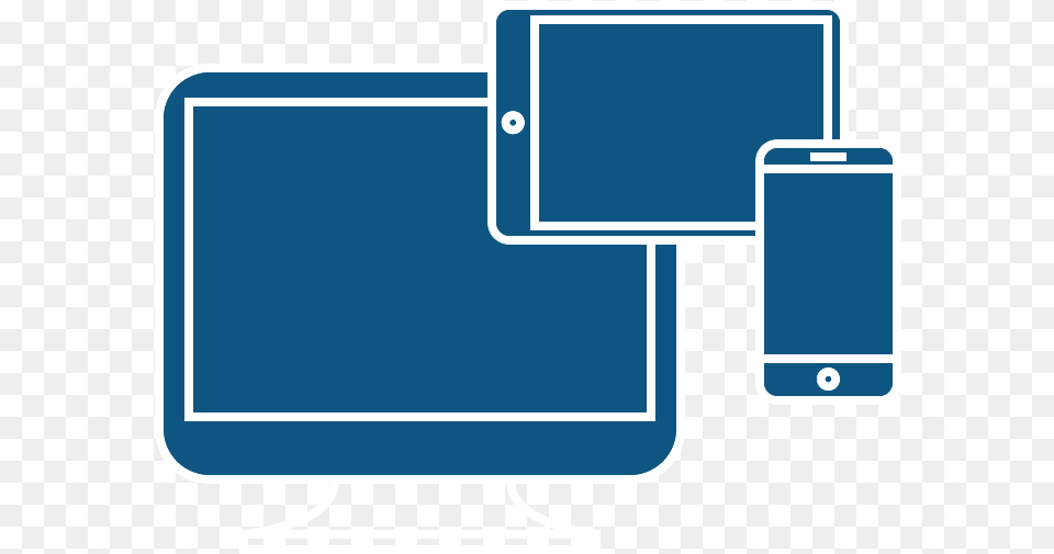 A Picture Of A Montage Of Mobile Tablet And Desktop Tablet Computer, Electronics, Pc, Computer Hardware, Hardware Png Image