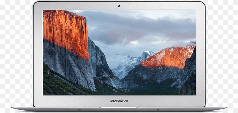 A Picture Of An Apple Macbook Air From Mac Os X El Capitan, Valley, Outdoors, Nature, Mountain Png Image