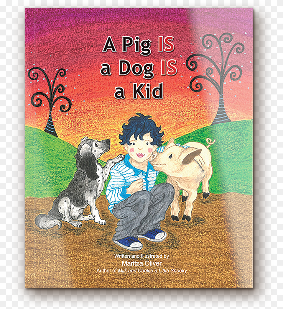 A Pig Is A Dog Is A Kid, Advertisement, Poster, Baby, Person Free Png