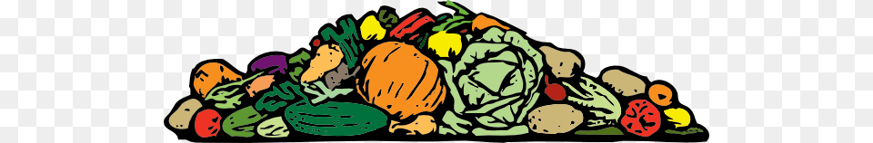 A Pile Of Vegetables Clip Art Vector, Food, Produce, Baby, Person Free Transparent Png