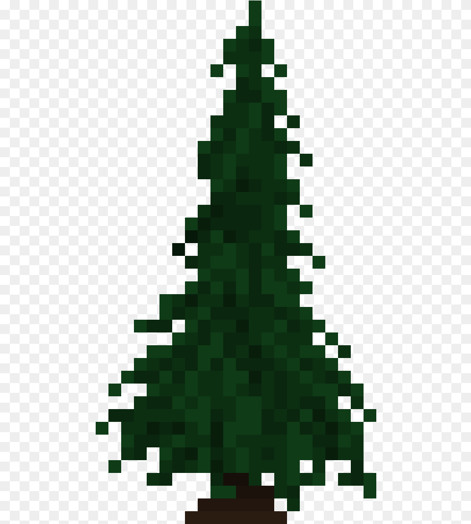 A Pine Tree For Request Tree Pixel Art Gif, Plant, Fir, Green, Christmas Png Image