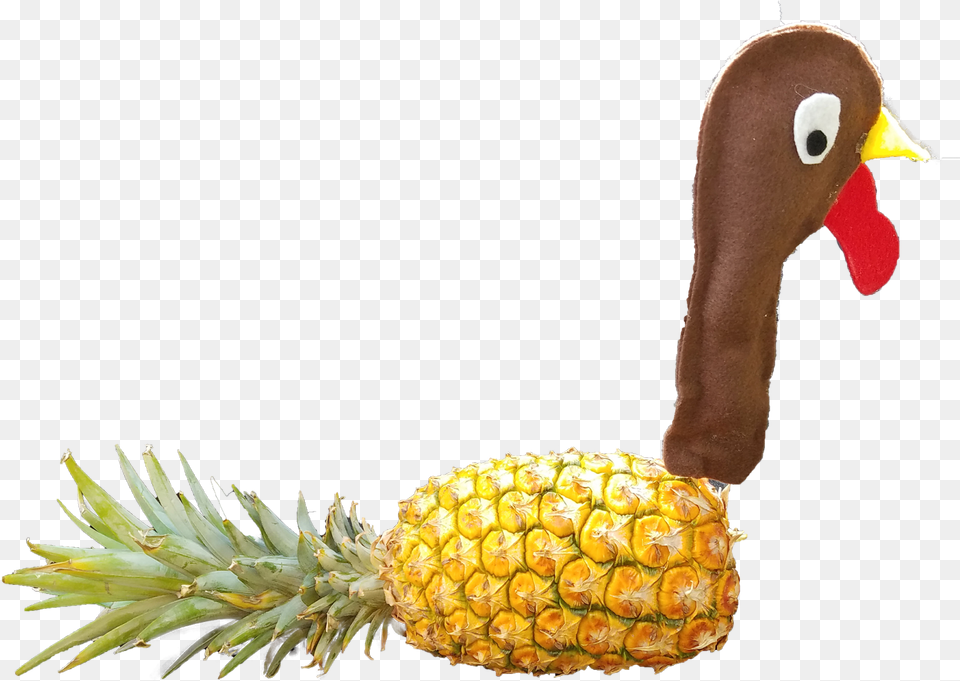 A Pineapple Turkey Is Easy To Create For Thanksgiving, Food, Fruit, Plant, Produce Free Png Download