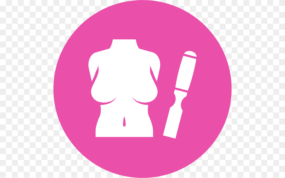 A Pink Circular Of A Woman S Breasts And A Chisel Girl Scouts Financial Literacy, Body Part, Hand, Person, Clothing Png Image