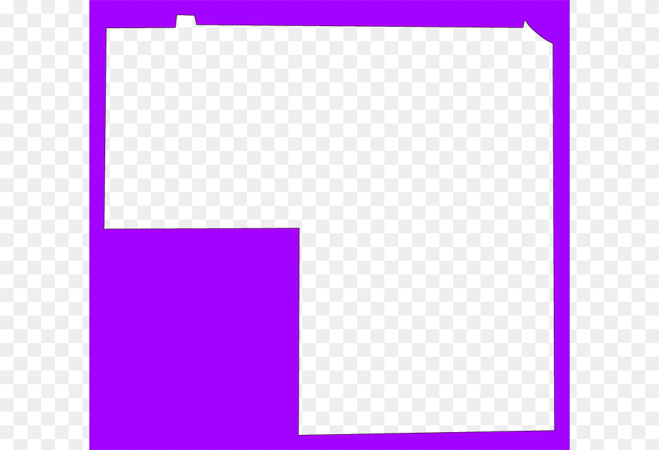 A Plain Frame Map Of Hendry Lilac, Cross, Purple, Symbol, Art Free Png