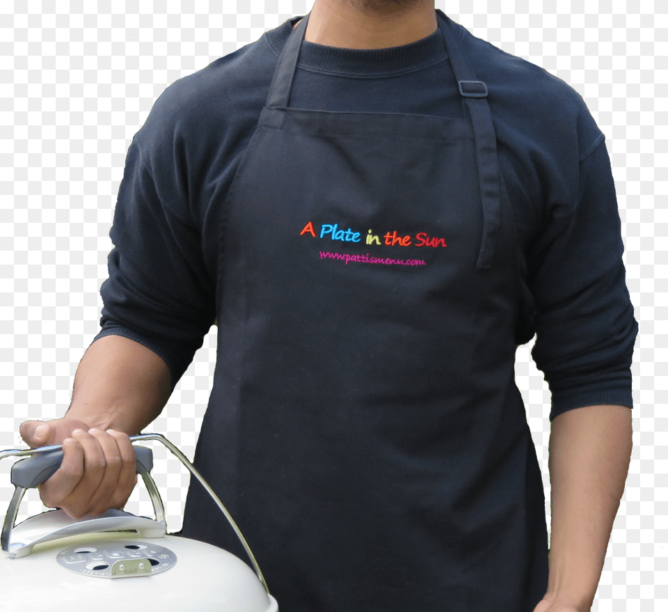 A Plate In The Sun Apron Active Shirt, Adult, Male, Man, Person Png Image