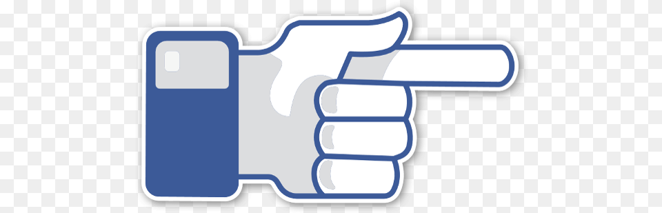 A Pointing Finger Stickerapp Facebook Like Sign Pointing, Body Part, Hand, Person Free Transparent Png