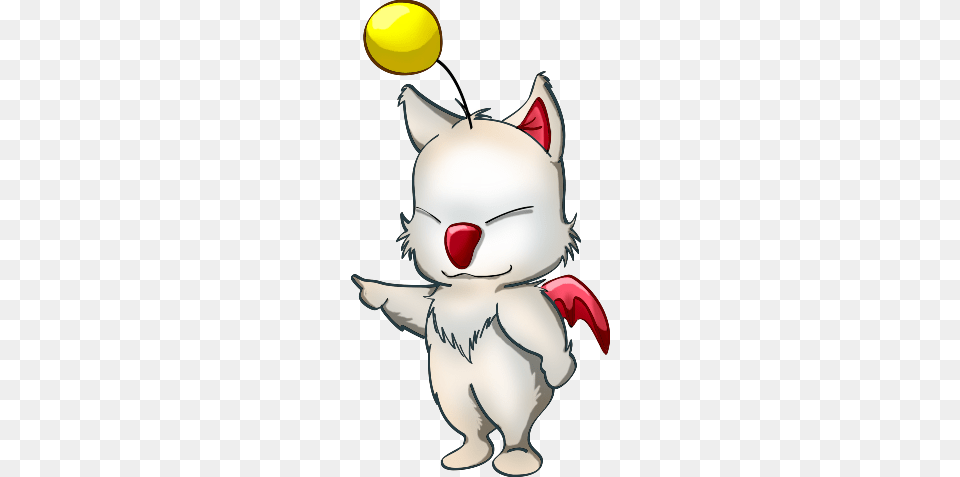A Pointing Moogle Kupo, Baby, Person Free Png Download