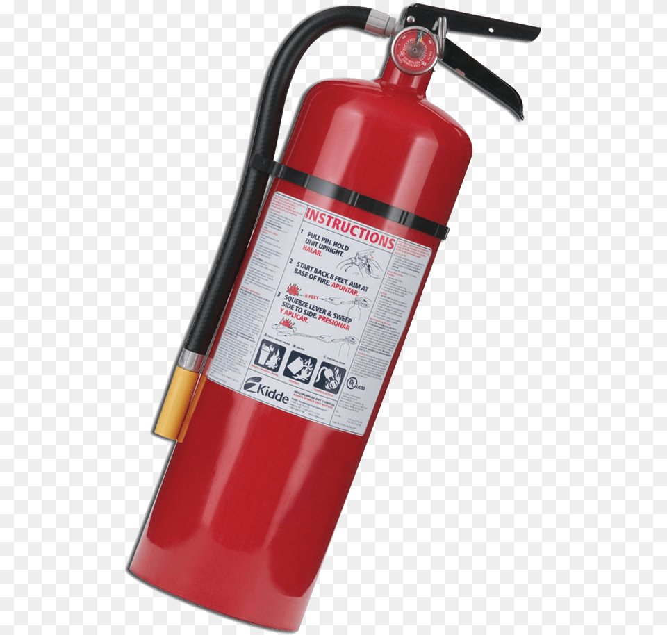 A Portable Fire Extinguisher Can Save Lives And Property Kidde Pro 10 Abc Multipurpose Dry Chemical Fire Extinguisher, Cylinder, Smoke Pipe Free Transparent Png