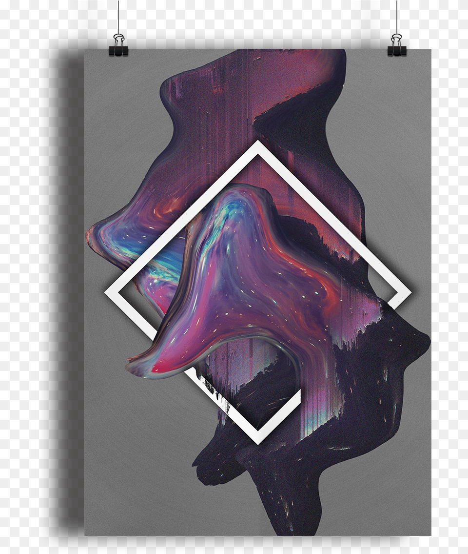 A Poster Series Part On Behance Logo, Art, Canvas, Modern Art, Purple Png
