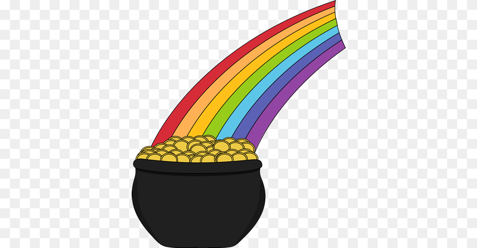 A Pot Of Gold Pot Of Gold With Rainbow, Food, Grain, Produce, Nut Free Transparent Png