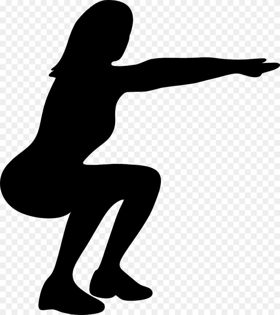 A Powerful Balancing Act Top Exercises To Increase Balance, Silhouette, Adult, Female, Person Png Image