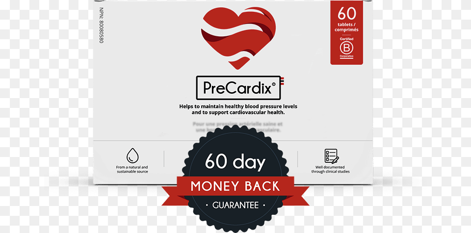 A Precardix Box From The Front With A Quot60 Day Moneyback Bake Shop, Advertisement, Poster Free Png Download