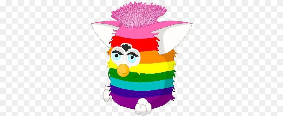 A Pride Furby For Month Cartoon, Pinata, Toy, Baby, Person Free Png