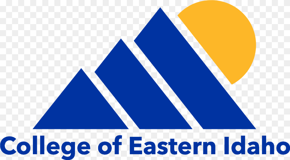 A Program And Ribbon Cutting College Of Eastern Idaho Logo, Triangle Png Image