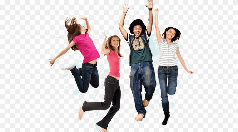 A Program Designed Specially For Adolescents Amp Young Group Jumping, Jeans, Pants, Clothing, Person Free Png Download