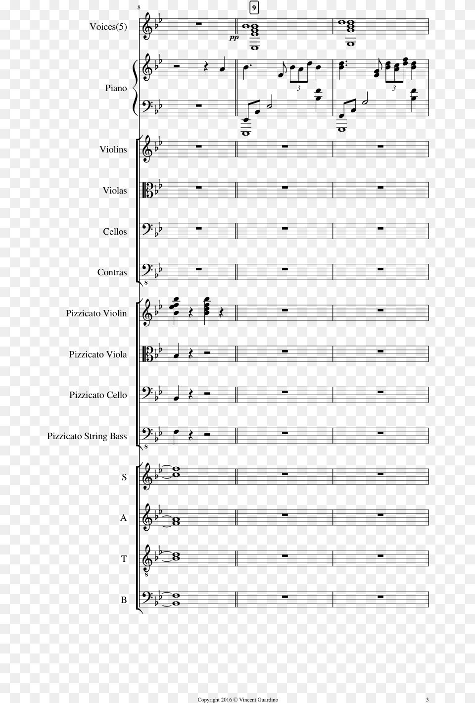 A Promise Under Falling Stars Sheet Music Composed Number, Gray Free Png