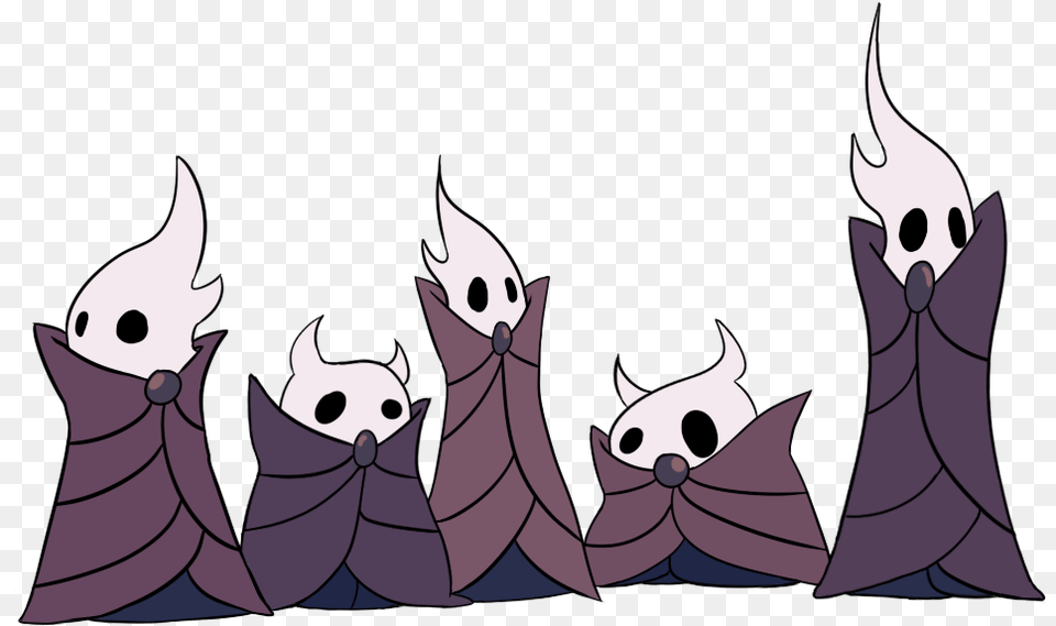 A Quick Drawing Of The Distant Villagers In Deepnests Hollow Knight Distant Villagers, Cartoon Free Png