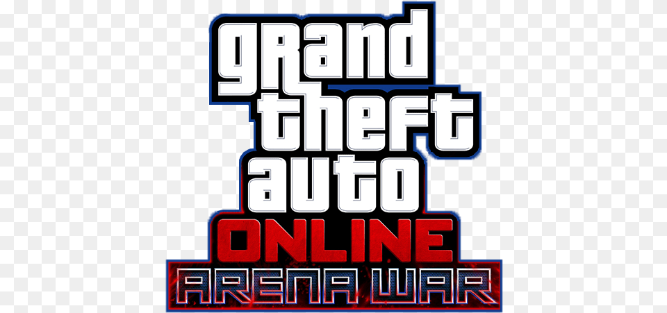 A Quick Gta Arena War Logo, Scoreboard, Advertisement, Text, Poster Free Png Download