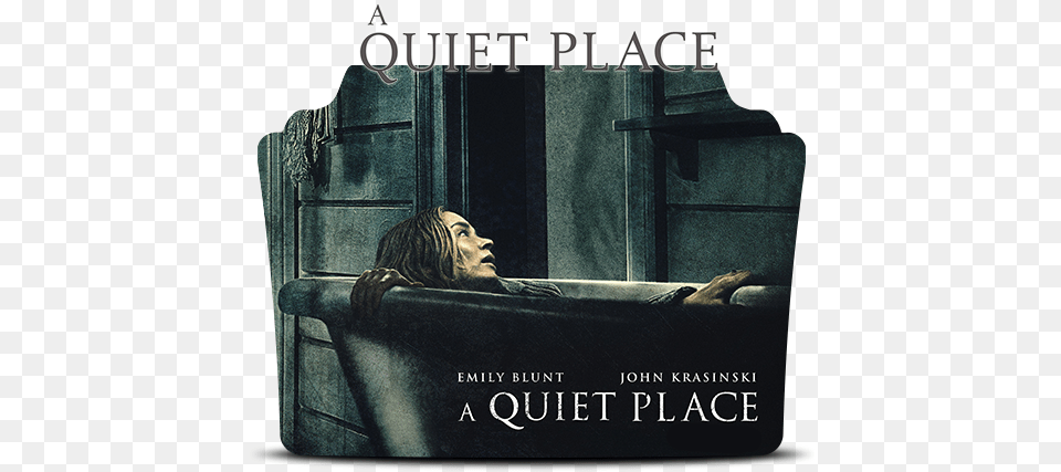 A Quiet Place Folder Icon 2018 Quiet Place Netflix, Tub, Bathing, Bathtub, Person Png Image