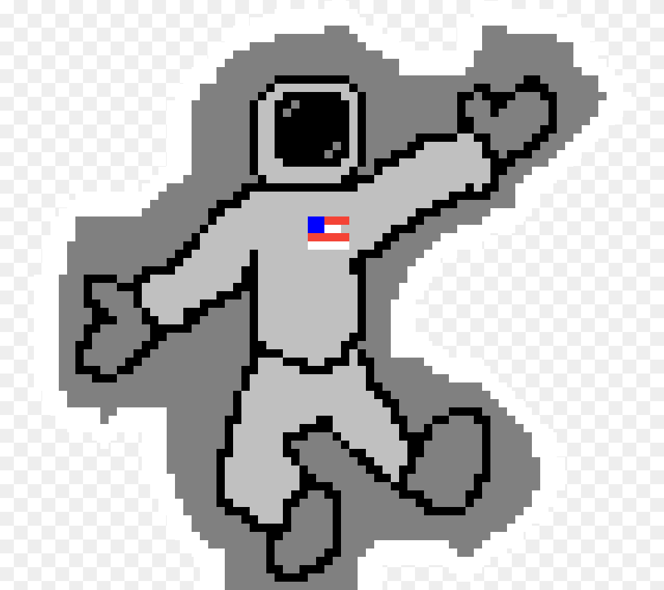 A Random Space Man Cartoon, Robot, Qr Code Free Png Download