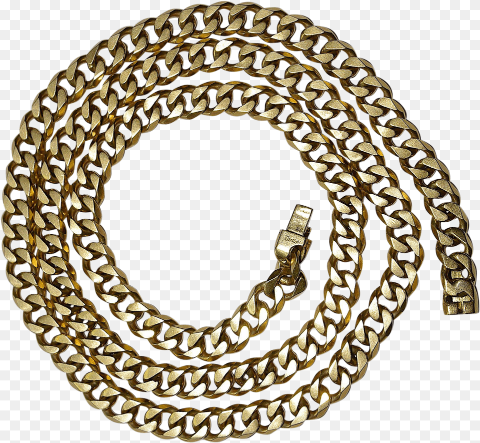 A Rare 1938 Cartier Heavy Yellow Gold Link Chain, Accessories, Jewelry, Bracelet, Ornament Free Transparent Png