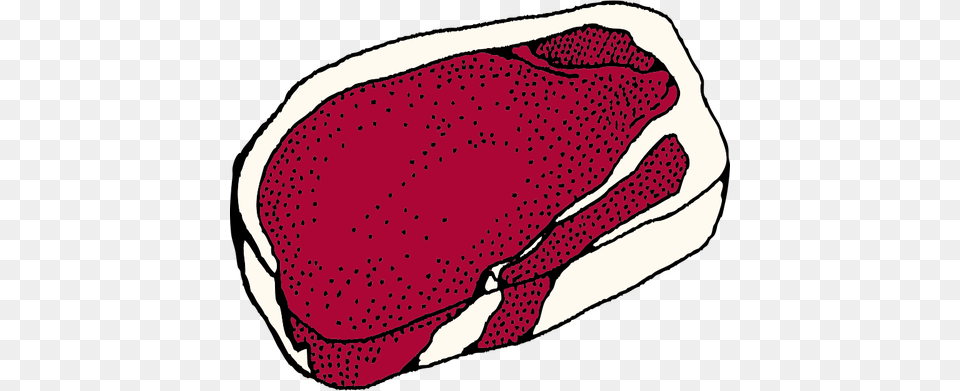 A Raw Top Round Steak Vector Illustration, Animal, Wildlife Free Transparent Png