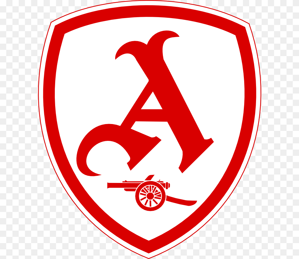 A Re Design Of The Arsenal Badge Using Elements Of Old Badges, Logo, Symbol, Food, Ketchup Free Png