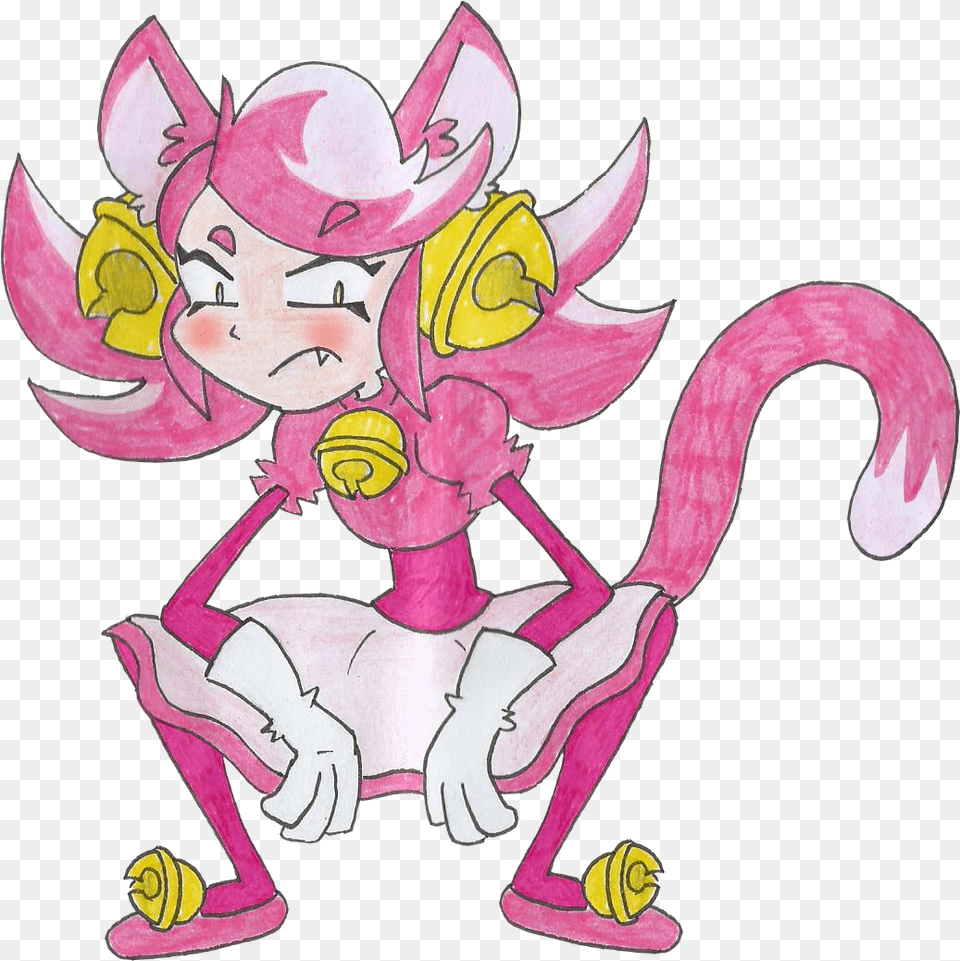 A Really Quick Drawing Of Mad Mew Mew From The Switch Cartoon, Baby, Person, Face, Head Png Image