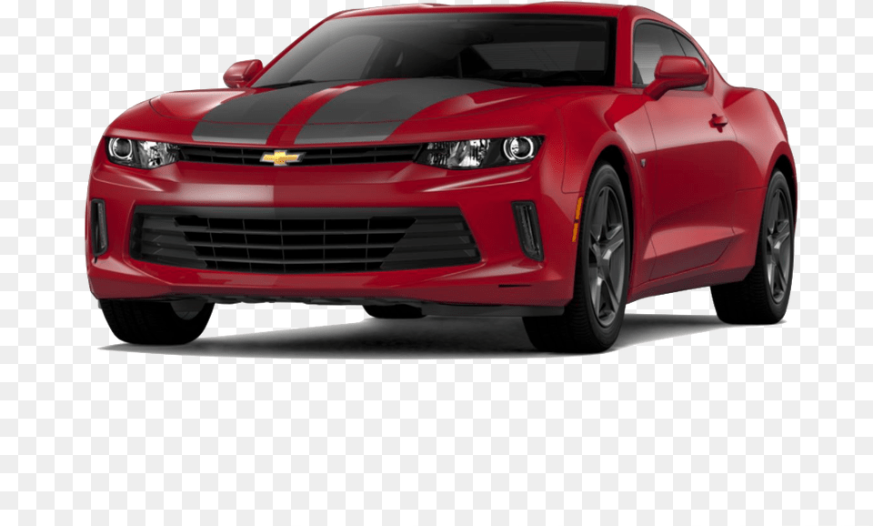 A Red 2018 Chevy Camaro 1lt Camaro 2018, Car, Coupe, Sports Car, Transportation Png Image