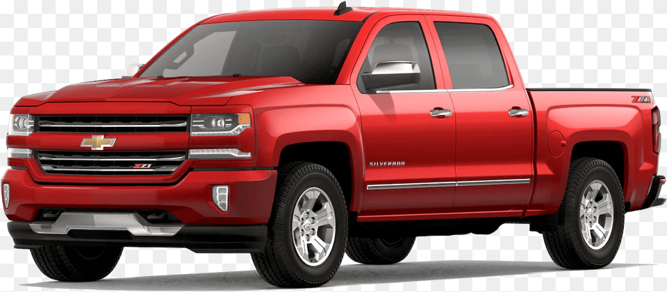 A Red 2018 Chevy Silverado New Chevy Silverado 2018, Pickup Truck, Transportation, Truck, Vehicle Free Png