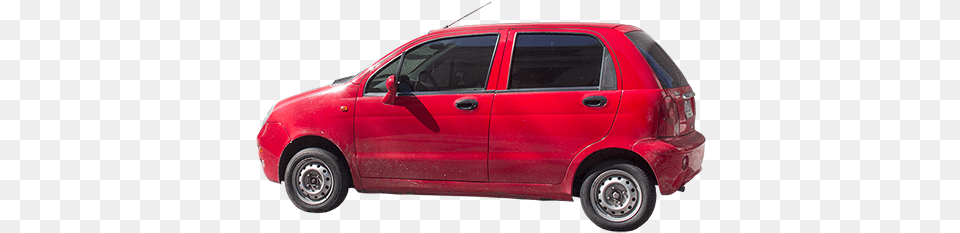 A Red Car Cut Out In A File Taken In A Side Elevation Car, Alloy Wheel, Vehicle, Transportation, Tire Free Transparent Png