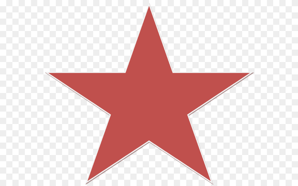 A Red Star, Star Symbol, Symbol Png Image