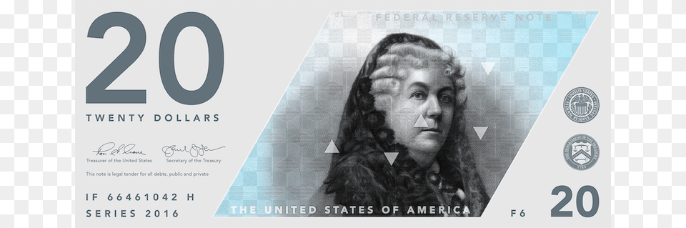A Redesign Of The American Dollar Bills Featuring Well Known Elizabeth Cady Stanton Leader Of The Fight, Adult, Female, Person, Woman Free Png Download