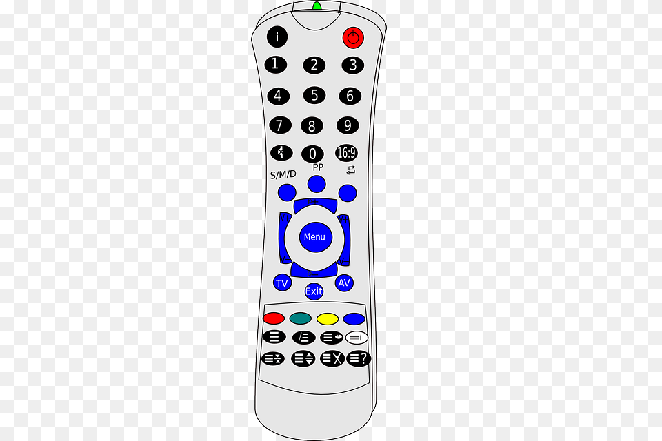 A Remote Control Clip Art, Electronics, Remote Control, Mobile Phone, Phone Png Image
