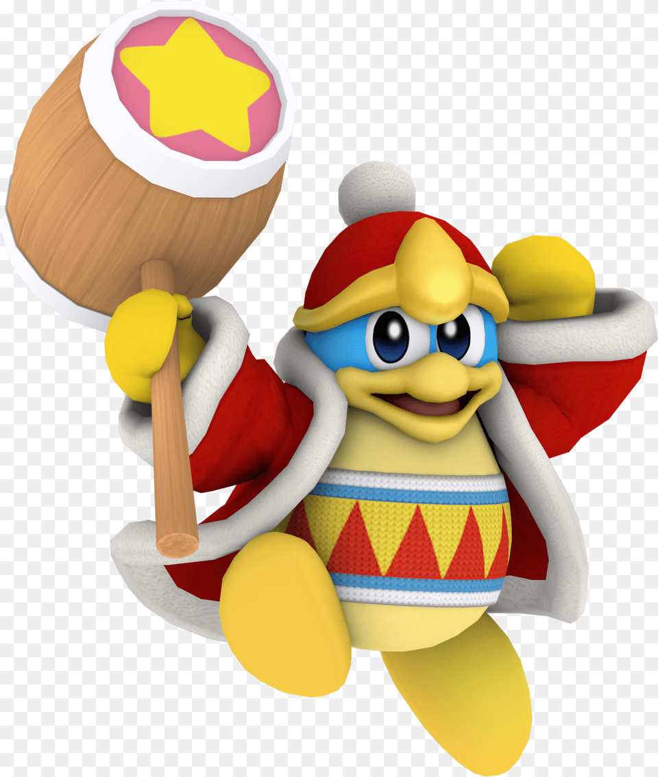 A Render Of An Edited Ssbb Dedede Model Made To Better King Dedede Render, Baby, Person, Rattle, Toy Free Png