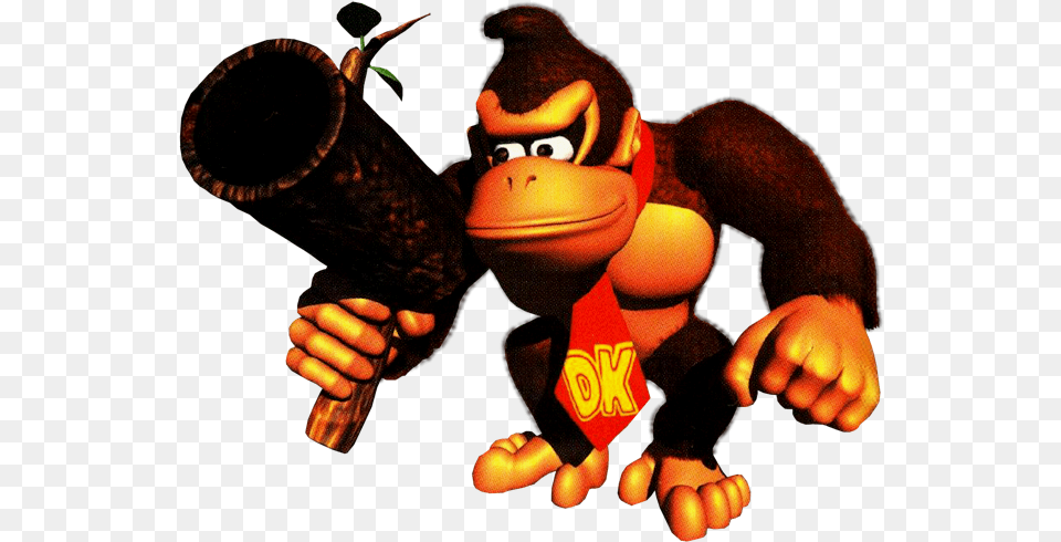 A Rendered Gorilla Wow Donkey Kong Coconut Gun, Baby, Person, Cartoon, Body Part Png