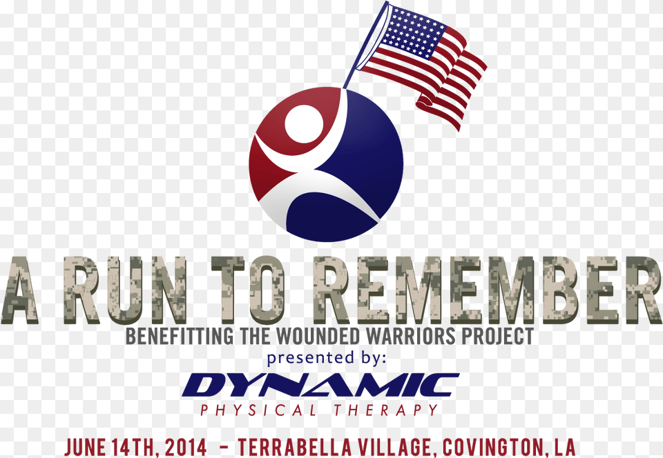 A Run To Remember Benefiting The Wounded Warrior Project Louisiana, Advertisement, Poster, American Flag, Flag Free Png Download