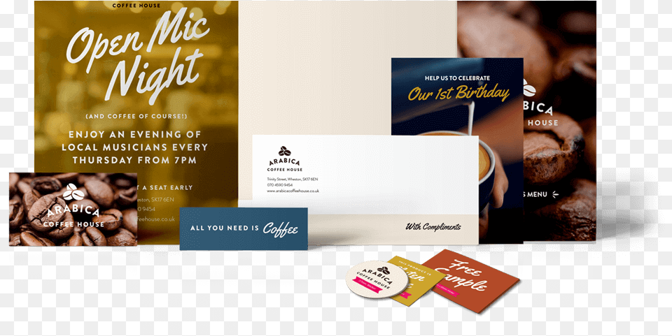 A Sample Of Print Products Including Flyers Posters Business Cards Flyers Posters, Advertisement, Poster, Business Card, Paper Free Png Download