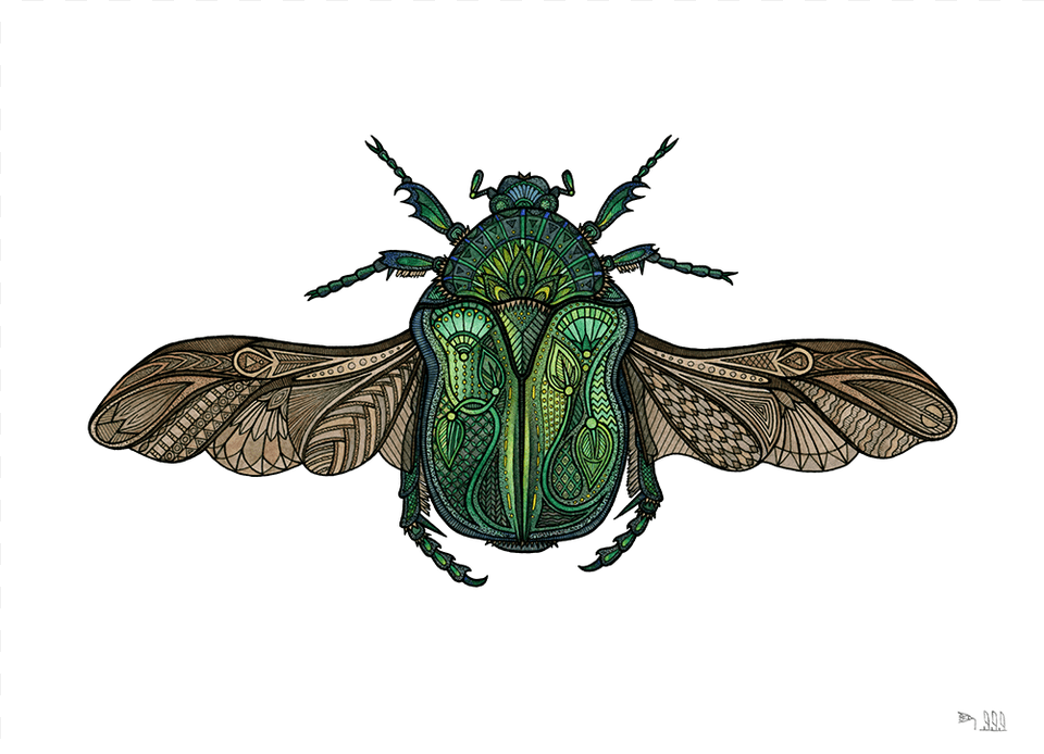 A Scarab Inspired By Ancient Egyptian Art Art, Animal, Insect, Invertebrate Png