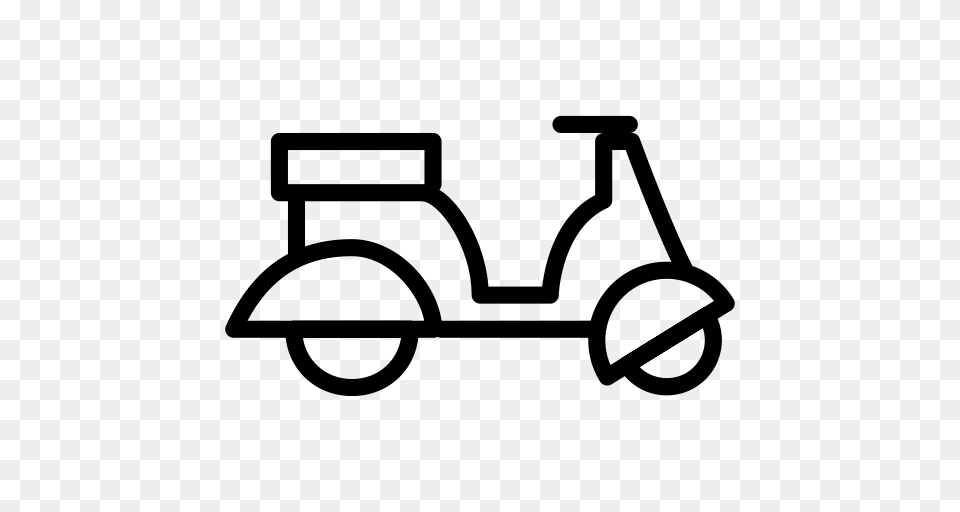 A Scooter A Streetcar Icons And Vector, Gray Free Png Download