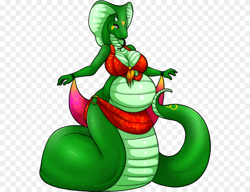 A Sensual Slither Female Lizard Pregnant Scalie, Dragon, Baby, Person Free Png