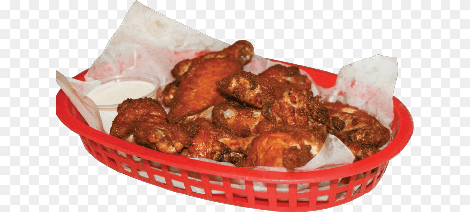 A Serving Of Boneless Buffalo Wings With A Side Of, Food, Fried Chicken Free Transparent Png