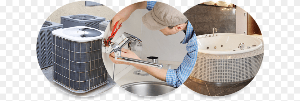 A Set Of Photos Showing Airconditioners A Plumber Step By Step Passing The Epa 608 Certification Exam, Adult, Male, Man, Person Free Png Download
