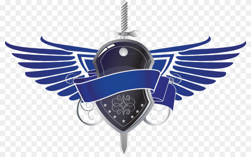 A Shield Wing Design Logo Shield Wings, Emblem, Symbol, Accessories, Baby Free Transparent Png