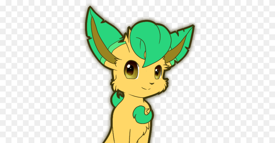 A Shiny Leafeon I Drew For An Art Trade, Animal, Deer, Mammal, Wildlife Png Image