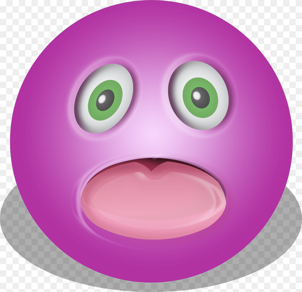 A Shocking Study About Customer Satisfaction Emoticon, Purple, Disk, Toy Png