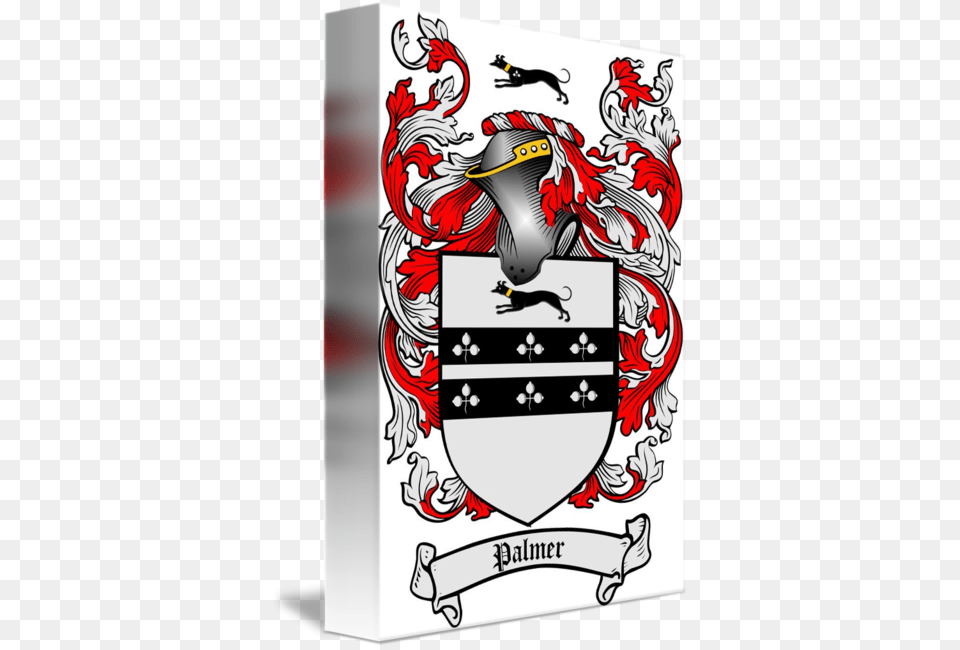A Short History Transcribed Palmer Family Crest Coat Palmer English Family Crest, Armor, Shield Png Image