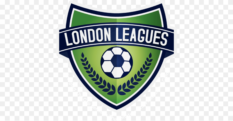 A Side And 6 London Football Leagues Simple Laurel Wreath Logo, Badge, Symbol, Emblem, Soccer Free Png
